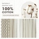 preview thumbnail 5 of 20, INK+IVY Imani Cotton Printed Shower Curtain with Chenille