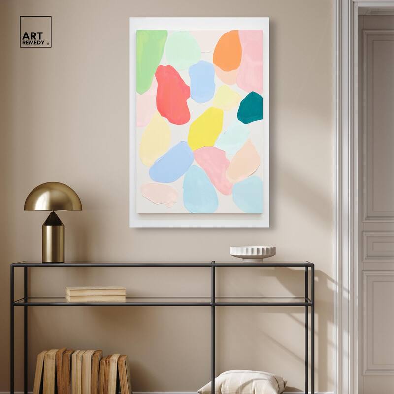 Sorbet Smudges II Canvas by Art Remedy, Gallery Wrapped