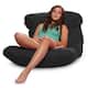 Bean Bag Chair for Kids, Teens and Adults, Comfy Chairs for your Room - Laguna Lounger - Black