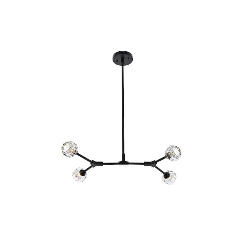 Indigo Home 4 Light Pendant - Black