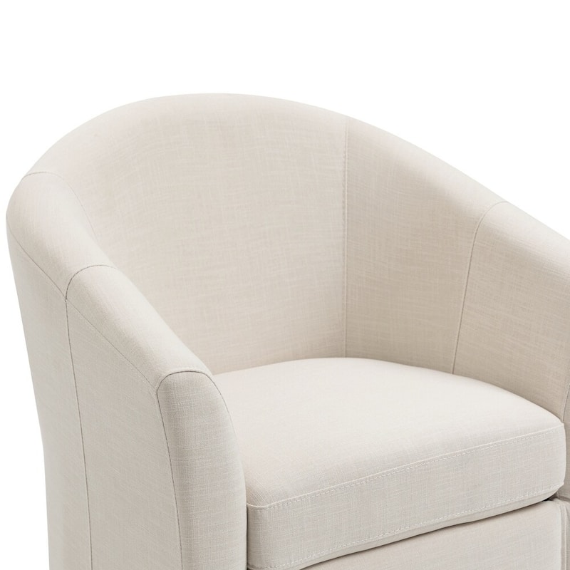 Anna 30"W Swivel Barrel Accent Chair Set of 2