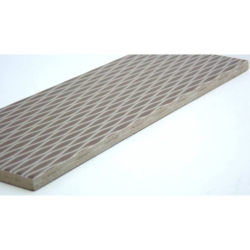 Emser Tile Motif II - 4" x 12" Rectangle Walls Tile - Glossy Visual -