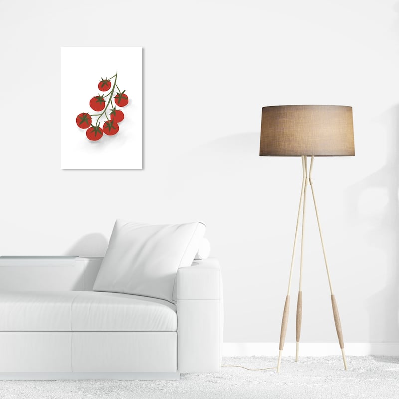 Wynwood Studio Canvas Food and Cuisine Tomatoes Red and Modern & Contemporary Wall Art Canvas Print - 24 x 16