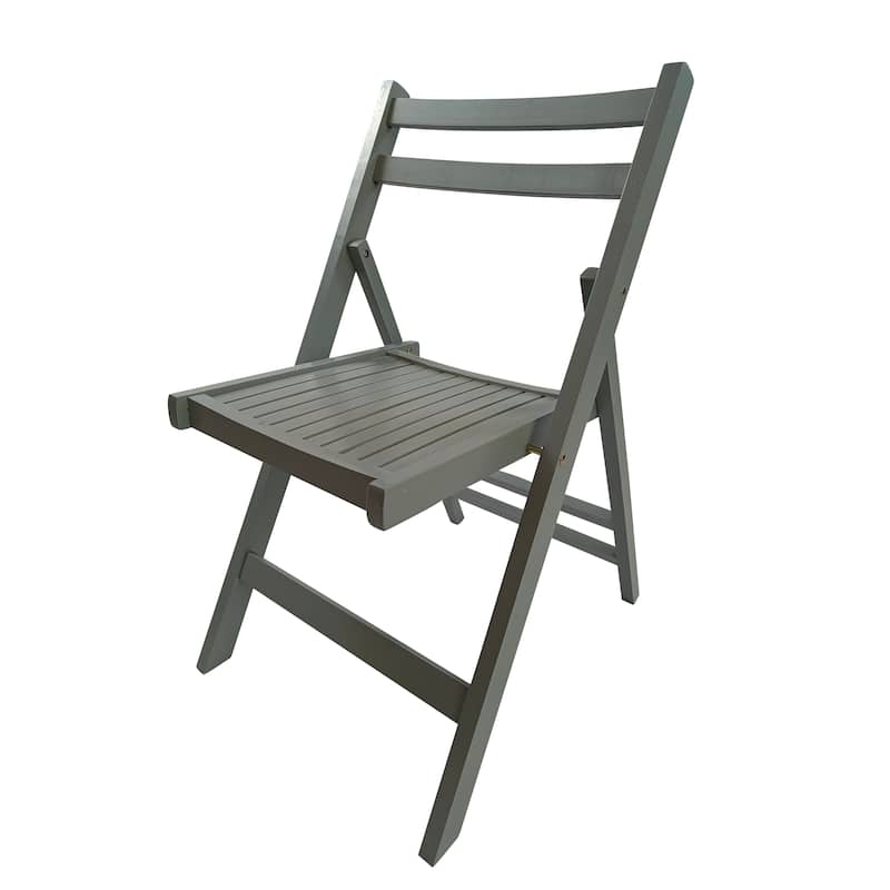 Furniture Slatted Wood Folding Special Event Chair - Wood,Set of 4, Folding Chair, Foldable Style