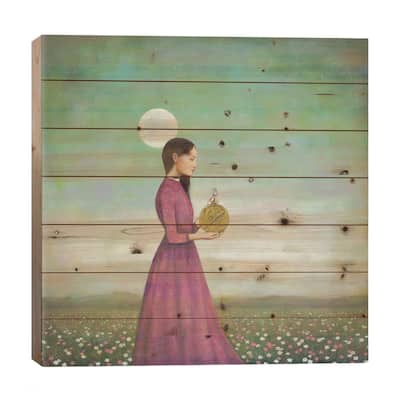 Counting On The Cosmos Print On Wood by Duy Huynh - Multi-Color