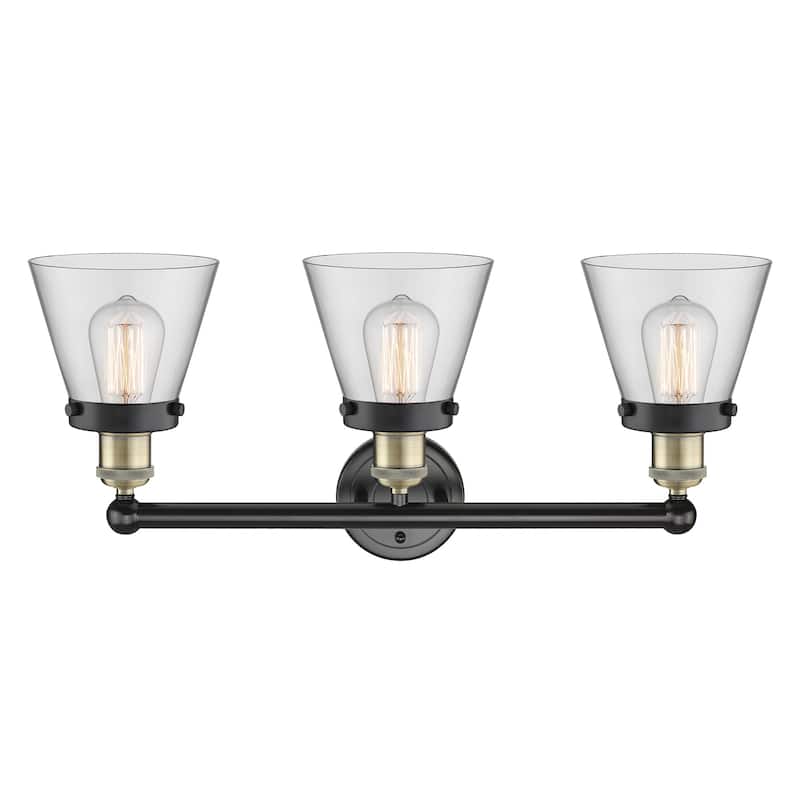 Innovations Lighting 616-3W-10-25 Cone Vanity Cone 3 Light 25" Wide