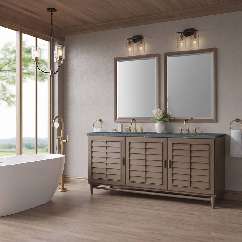 James Martin Vanities 620-V72-FPBL Portland 72" Free Standing Double