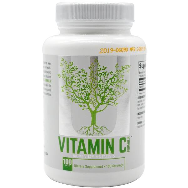 Shop Black Friday Deals On Universal Nutrition Formula Vitamin C Pills 500mg 100 Tablets Immune Support Overstock 31059219