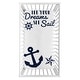 preview thumbnail 2 of 0, Navy Blue White Anchors Boy Girl Photo Op Fitted Crib Sheet - Nautical Ocean Sailboat Sea Sailor Anchor Unisex Gender Neutral