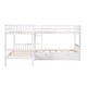 preview thumbnail 35 of 33, Twin L-Shaped Bunk bed with Ladder and Drawers, 4 Beds in 1