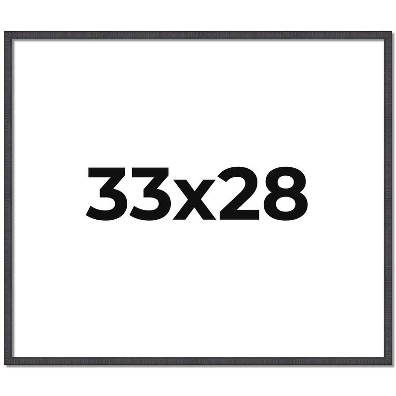 33x28 Frame Brown Picture Frame - Complete Modern Photo Frame Includes