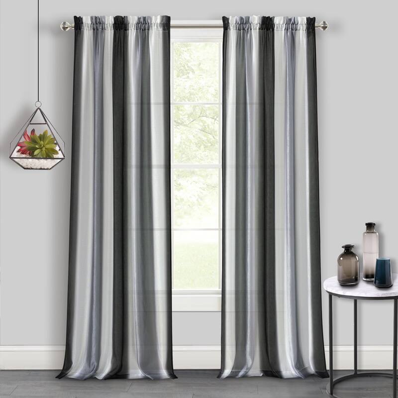 Spectrum Rod Pocket Window Curtain Panel