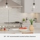 preview thumbnail 5 of 13, Hunter Xidane 1 Light Clear Glass Pendant or Semi-Flush Light - Kitchen Island, Dining Room, Entry - Glam, Contemporary