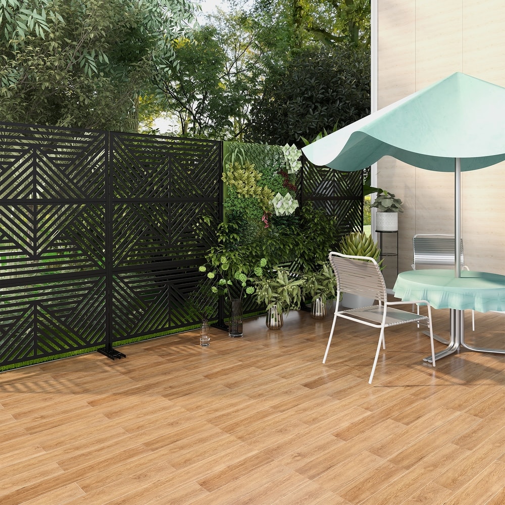 Zodiac Metal Privacy Screen Panel - 72*47