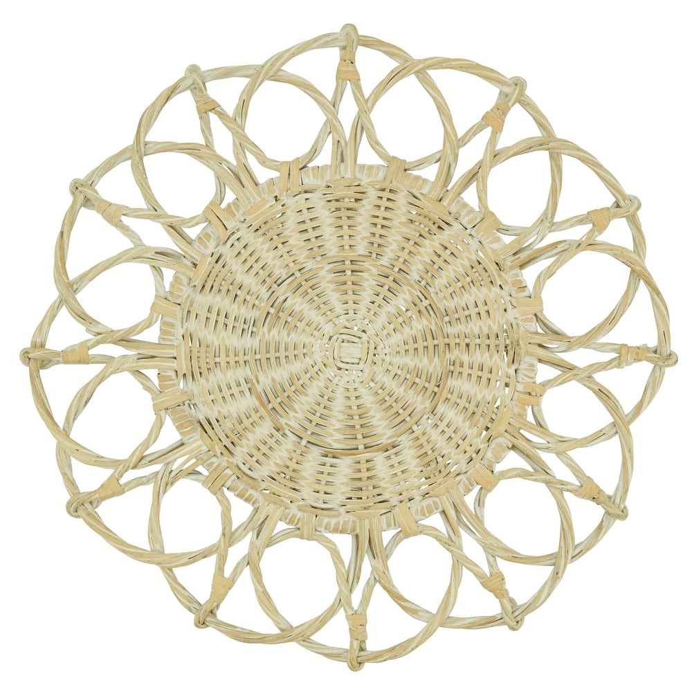 Twisted Rattan Design Table Placemats (Set of 4)