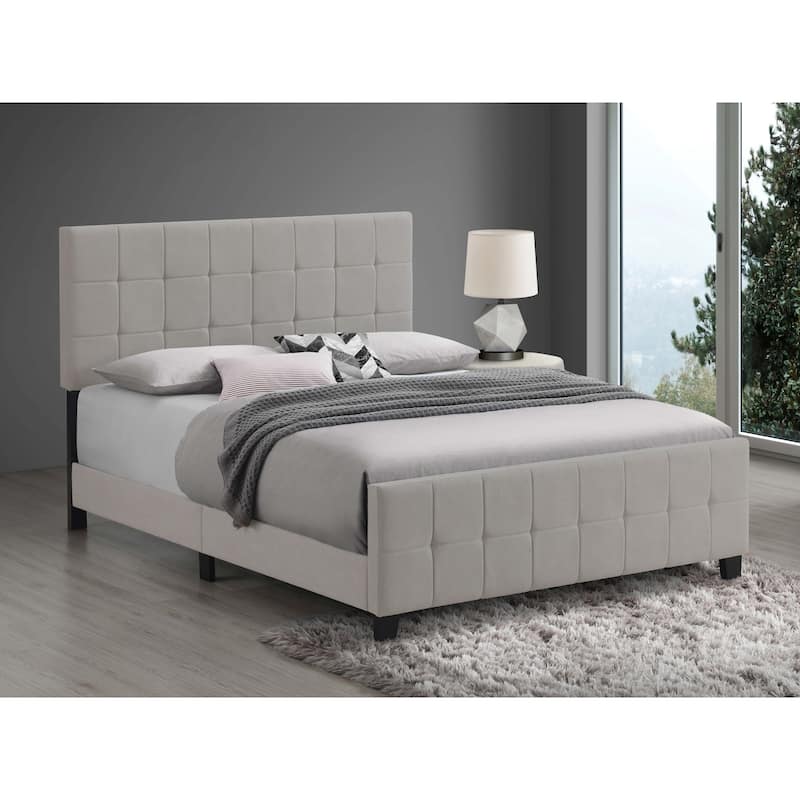 Fairfield Contemporary Fabric Upholstered Panel Bed