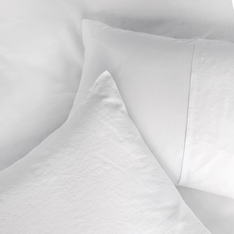 French Linen and Cotton Duvet Cover & Sham Set by BOKSER HOME