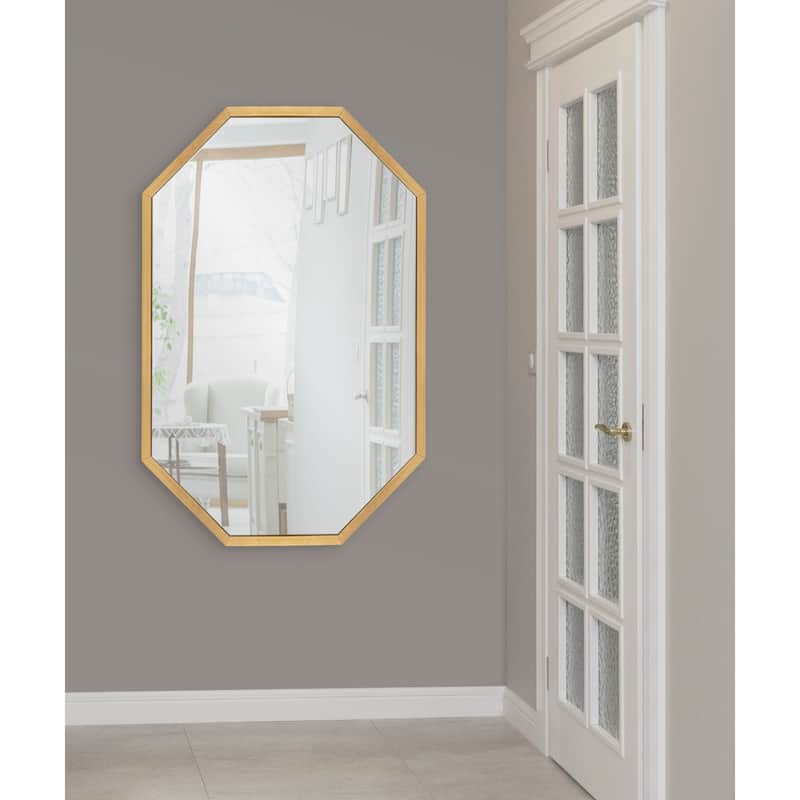 Kate and Laurel Laverty Octagon Framed Mirror - 24x36