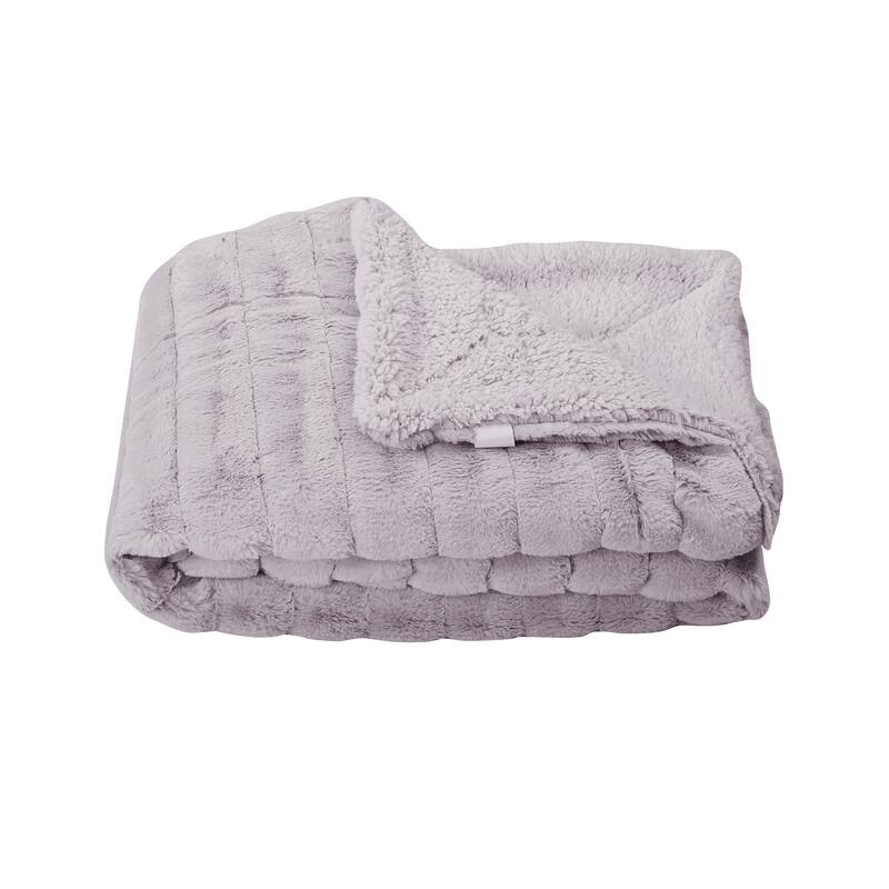 Supermink Decorative Fauxfur Throw 50'' x 60''