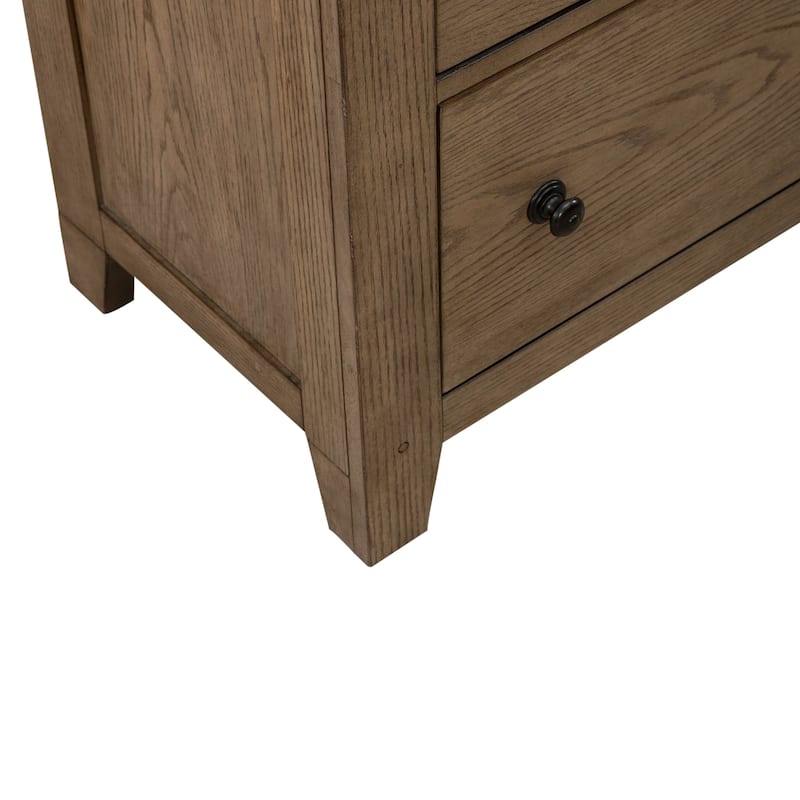 Liberty Furniture Grandpa's Cabin Sleigh Bed, Dresser, Mirror, Chest - California King, King, Queen