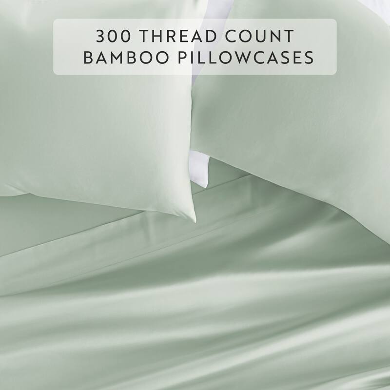 Becky Cameron Soft 100% Rayon from Bamboo 2-Piece Pillowcase Set