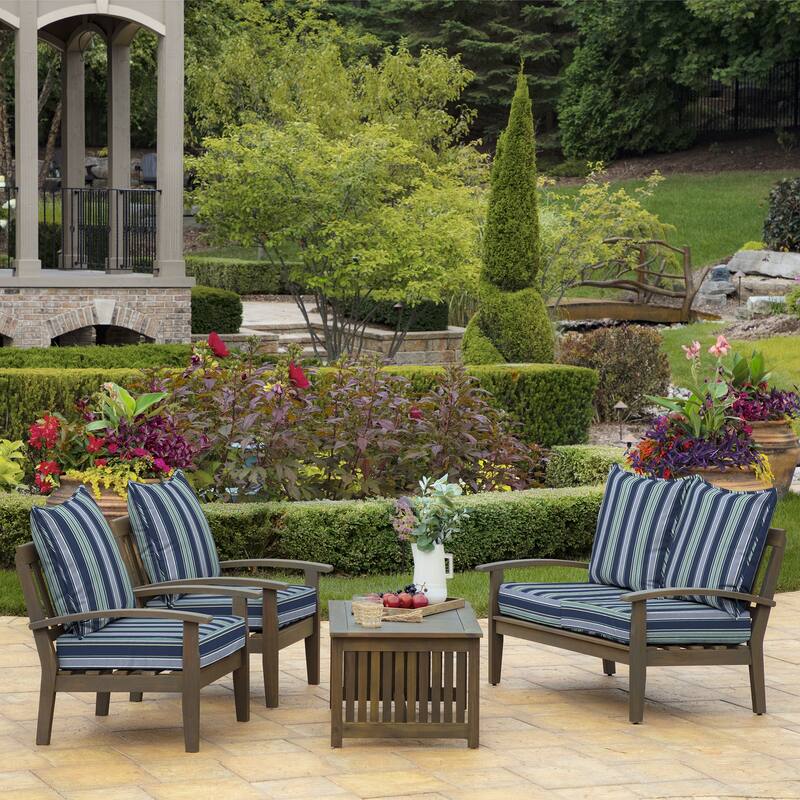 ARDEN Outdoor Deep Seat Cushion Set, 22 in x 24 in