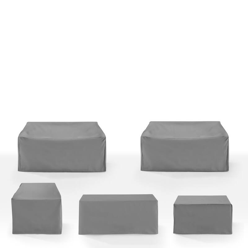 Crosley 5Pc Outdoor Sectional Furniture Cover Set