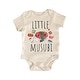 preview thumbnail 1 of 4, Hawaii Spam Musubi Foodie Food - Baby Boy Girl Clothes Infant Bodysuit Funny Blue - 0-3M