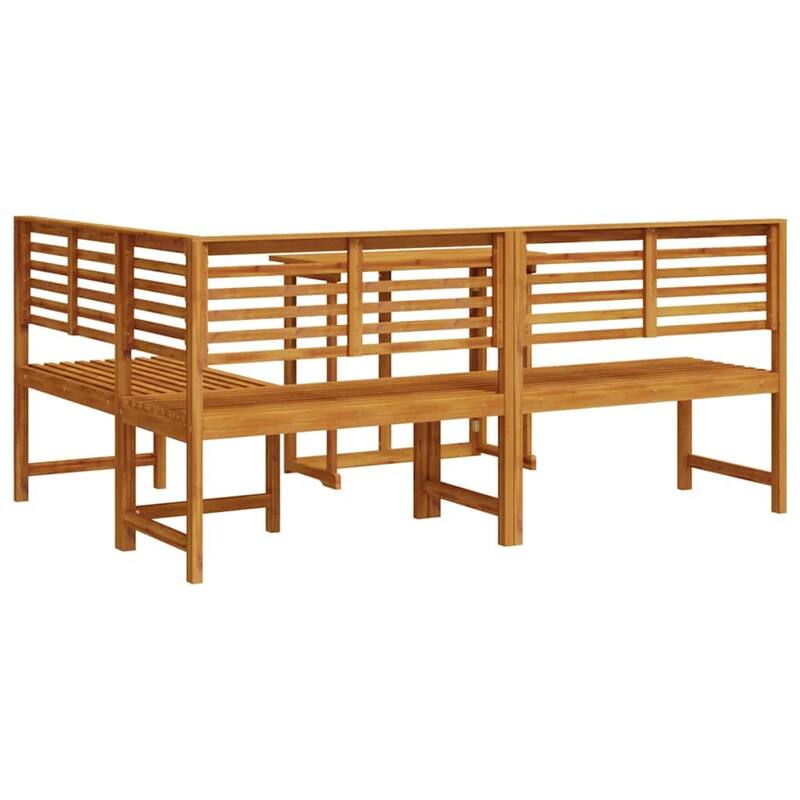vidaXL Garden Bench Set Brown solid acacia wood - 20 x 35 x 30