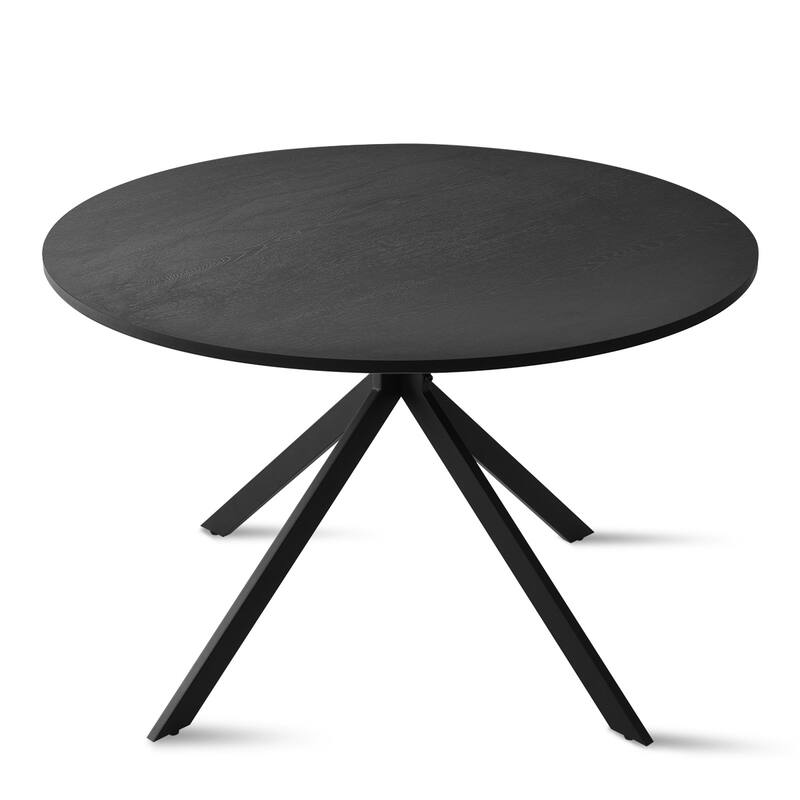 43" Round Dining Table - Black