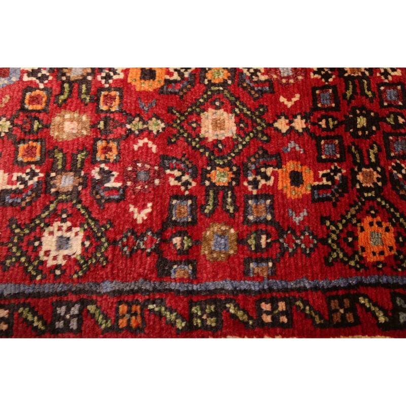 ECARPETGALLERY Hand-knotted Andelz Red Wool Rug - 2'9 x 12'10