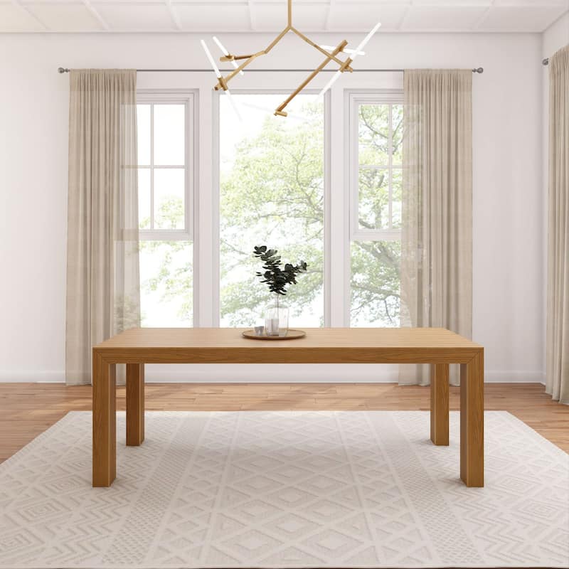 Plank and Beam Modern Solid Wood Dining Table - 84"