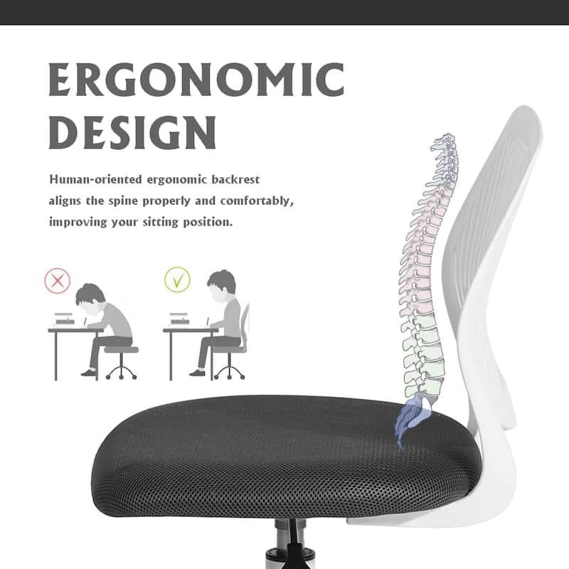 Homylin Colorful Mesh Task Chair for Teen