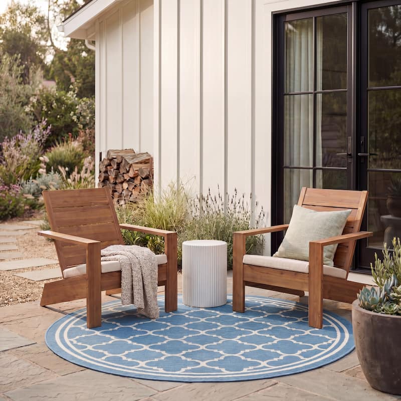 SAFAVIEH Courtyard Kristelle Indoor/ Outdoor Waterproof Patio Backyard Rug