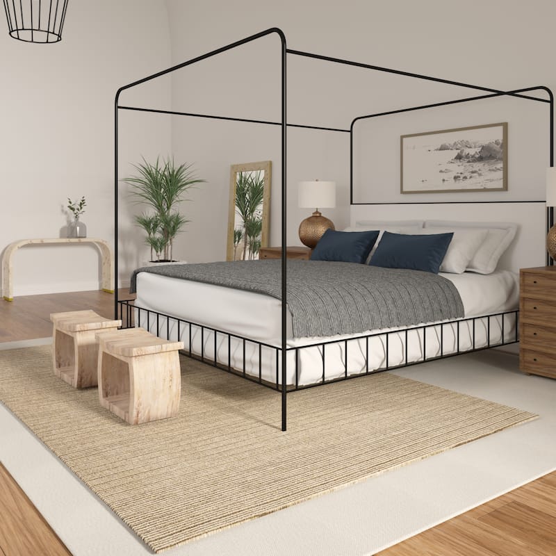 Sevita Solid Casual Hand-Woven Woolen Area Rug