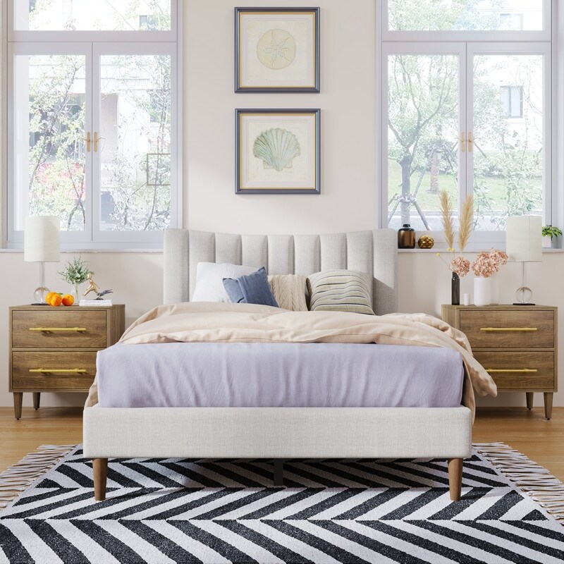 Avalon channel stitch sales upholstered bed