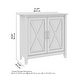 preview thumbnail 5 of 15, Key West Small Storage Cabinet with Doors by Bush Furniture