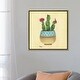 preview thumbnail 13 of 16, iCanvas "Flowering Succulent III" by Tava Studios Framed