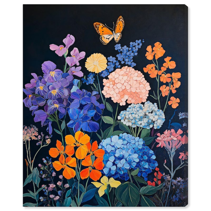 Twilight Blossoms I Canvas by Art Remedy, Gallery Wrapped - 20" x 24"