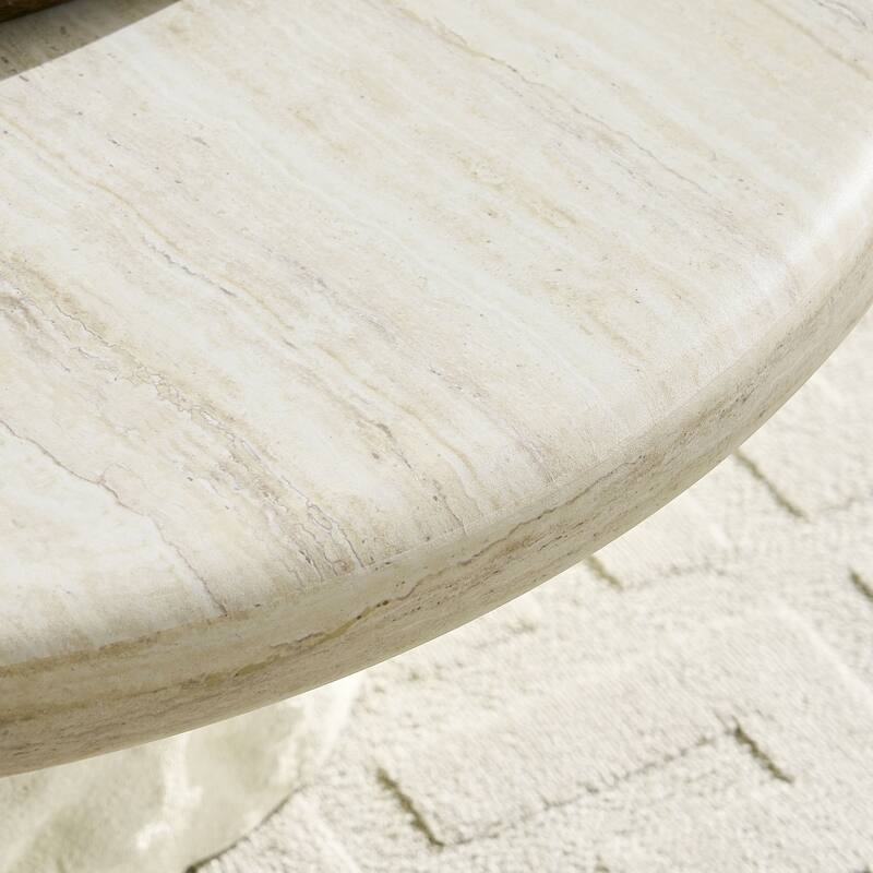 35.04''Fiberglass Round Center Coffee Table