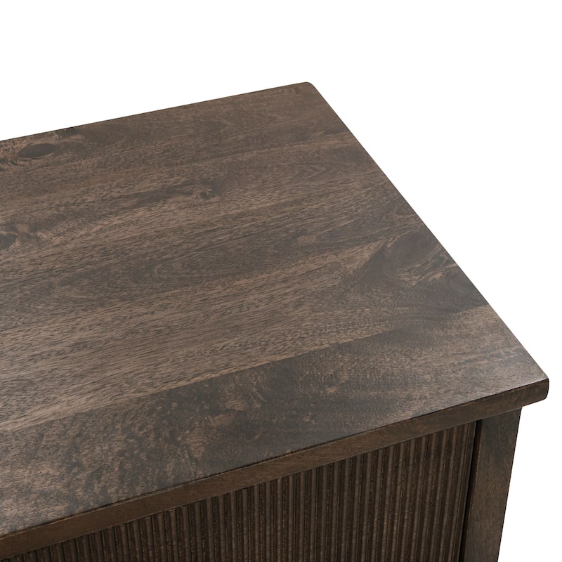 Classic Home Westlake 3-Drawer Mango Wood Chest Cabinet