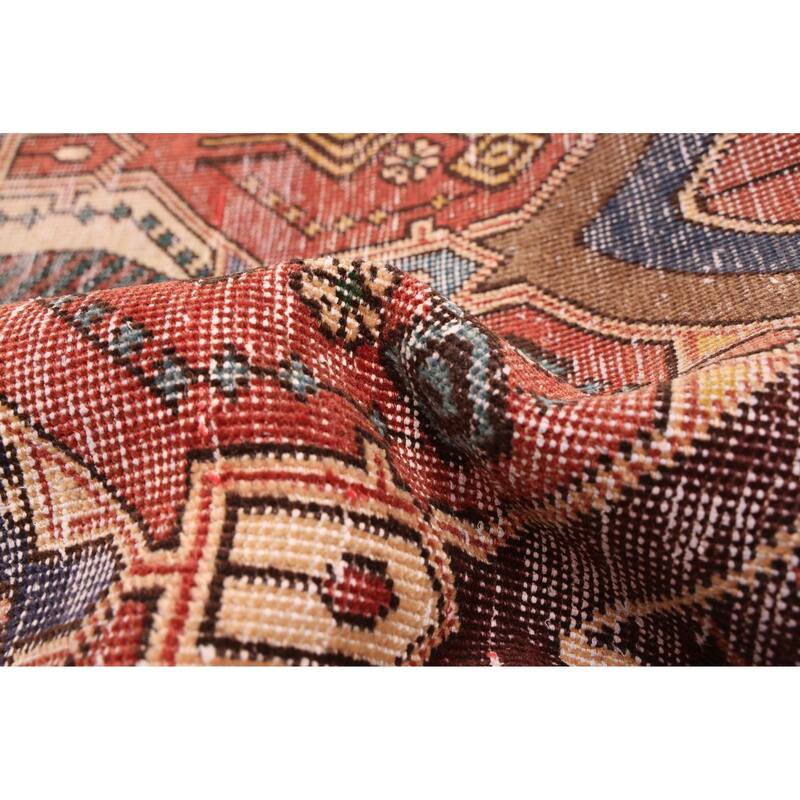 ECARPETGALLERY Hand-knotted Antalya Vintage Dark Copper Wool Rug - 5'0 x 9'9