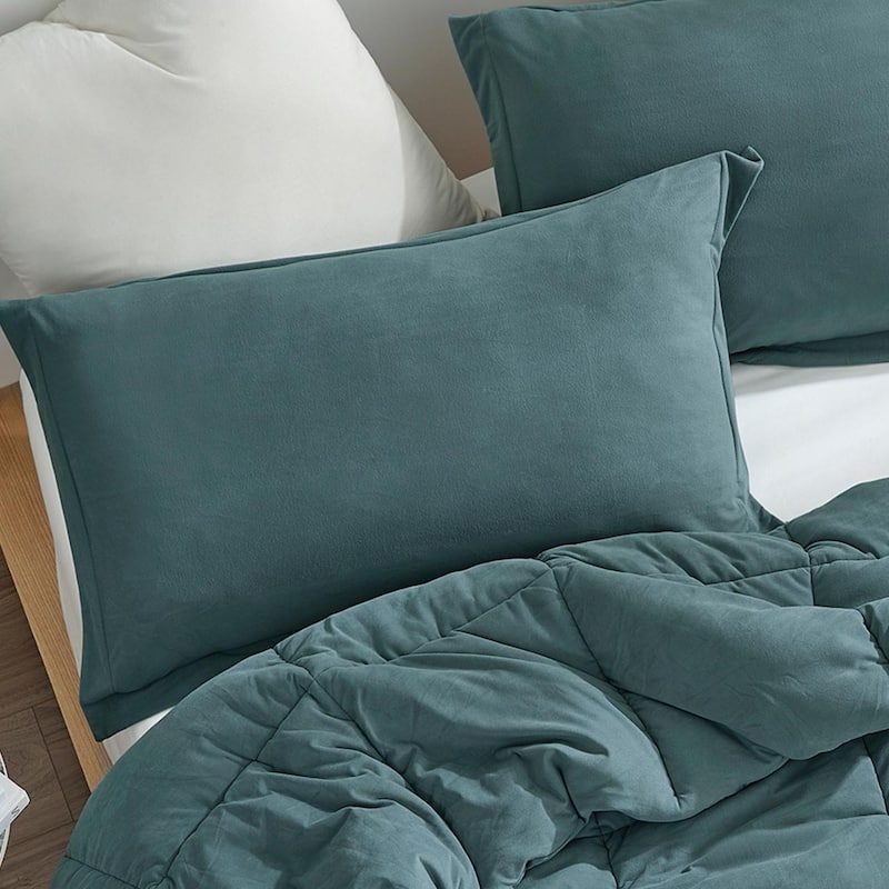 If My Bed Was a Hippo - Coma Inducer® Sham - King - Tanzania Teal