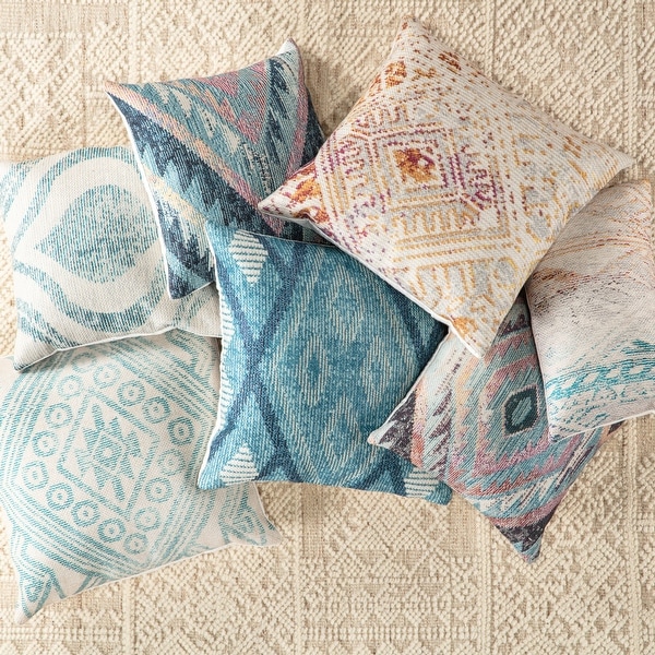 Tribal outdoor pillows top