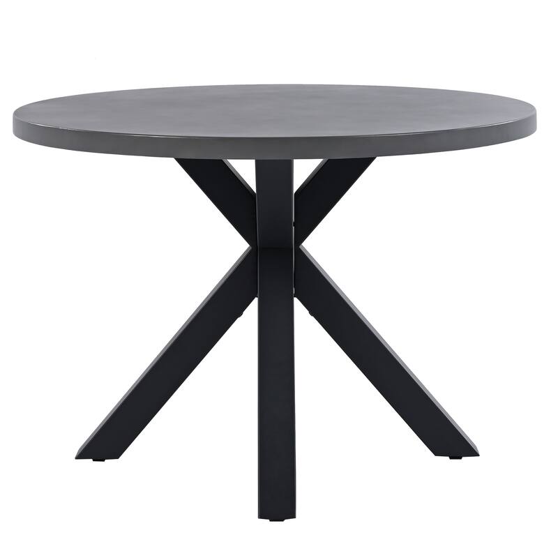 SAFAVIEH Outdoor Patio Furniture Saxon Table - 43"W x 43"D x 30"H