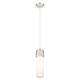 Option Satin Nickel / White Shade