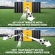 preview thumbnail 3 of 6, Soccer Rebounder Board Soccer Wall Kick Back Trainer, Soccer Training Equipment - 43.3"x15.7"