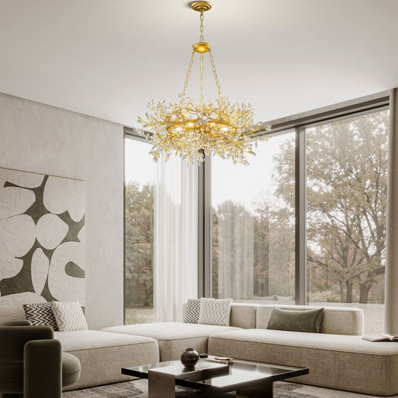 KAYLA D800/D1000/L1300 Tree Branch Chandelier Dining Pendant - Copper Color