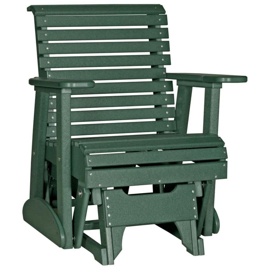 Poly Lumber Plain Rollback Patio Glider