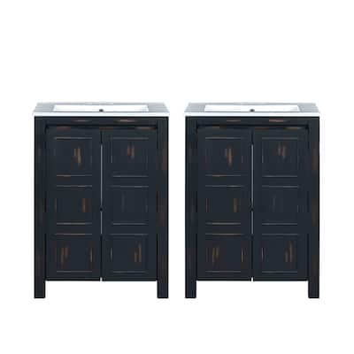48" Vintage Style Bathroom Vanity Combo with Double Vanities (separate)